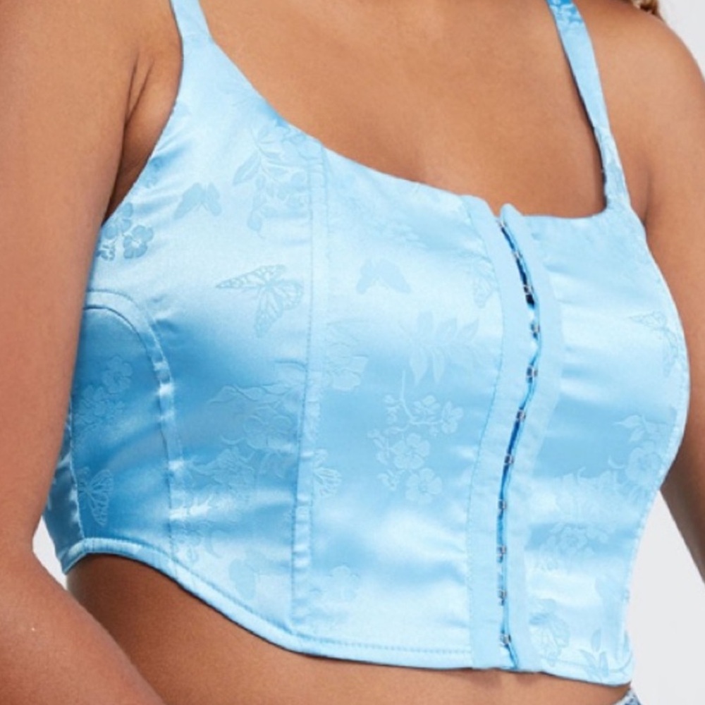 NWOT Pacsun LA Hearts Butterfly Corset Tank Top - Picture 2 of 8